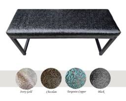 Cowboy Tool Embossed Genuine Leather Bench - Genuine Tooled Available in 4 Options Fpb