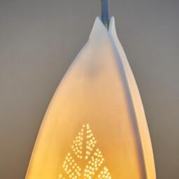 Unique Pendant Lights With Leaves. Hanging Porcelain For Kitchen Island. Contemporary Lighting - thumbnail 3