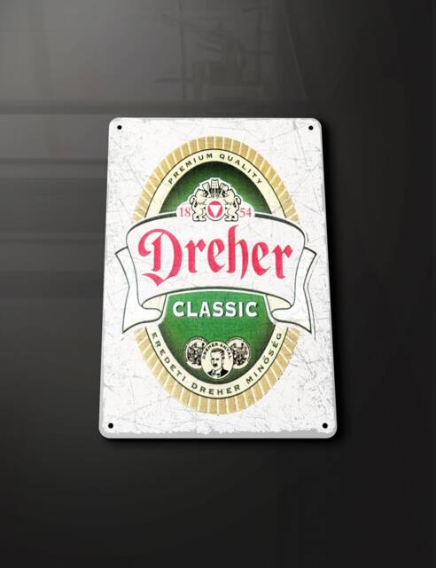 Dreher Austria Pub Beer Bar 1854 - Metal Sign Plaque Wall Art Decor Signage