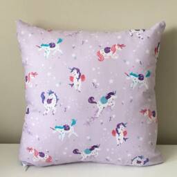 Handmade Unicorn Princess Cushions & Blanket Nursery Set - A Cute Easter Gift - thumbnail 1