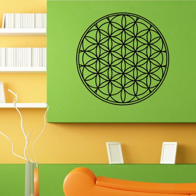 Mandala Flower Of Life Pattern Ornament Wall Sticker Vinyl Mural Decal Home House Apartment Art Decor Free Shipping L106 - image 1