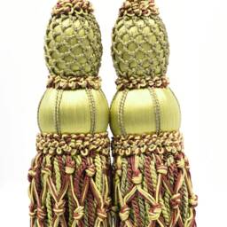 "D??copro Curtain & Drapery Double Tassel Tieback, Length 10"" - 25cm, Spread 38" - thumbnail 3
