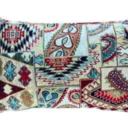 Kilim Cushion Cover Rug Ethnic Persian Moroccan Vintage Rustic Style Tapestry Woven - thumbnail 2