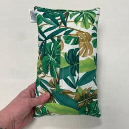 xl Green Leaves Seatbelt Pillow Mastectomy/Chest Surgery Heart Hysterectomy Cushion Period Cramps C-Section Cancer Gift - thumbnail 3