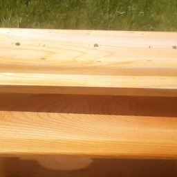 Very Large Post Mount Bird Feeder Cedar Wood Tbnup 1 - thumbnail 4