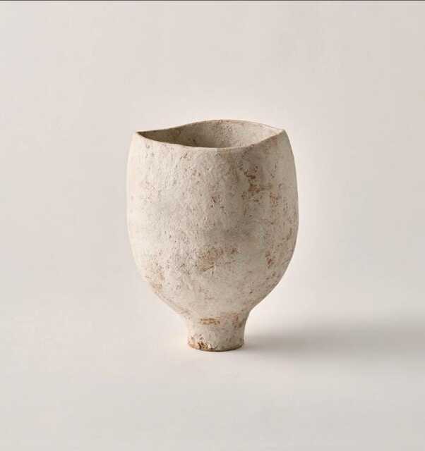 Modern Ceramic Vessel Handbuilt Stoneware Wabi-Sabi Sculptural Vase - image 1