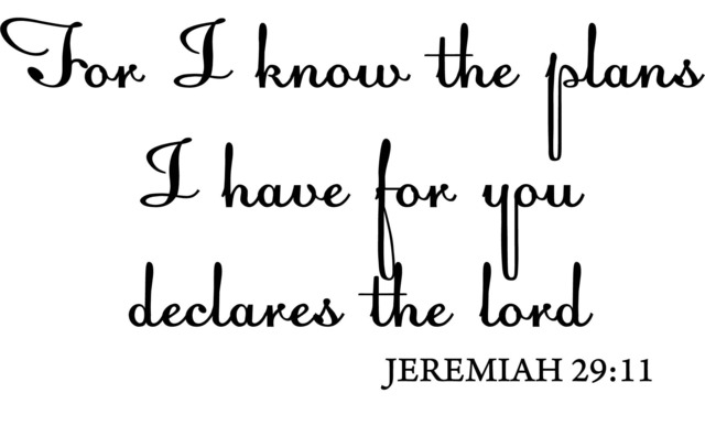 Bible Quote Jeremiah 29 11 Printable Wall Art
