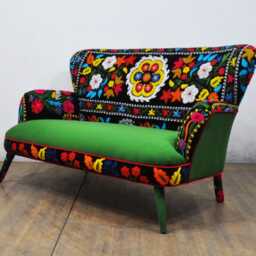 Suzani 2-Seater Sofa - Green Valley - thumbnail 3