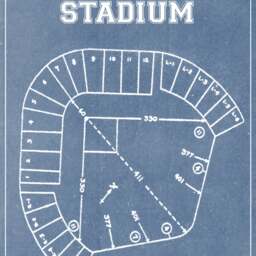 Print Of Vintage Roosevelt Stadium Seating Chart On Photo Paper, Matte Paper Or Canvas - thumbnail 2