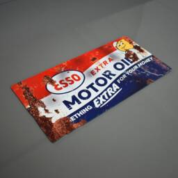 Esso Motor Oil Vintage Sign - thumbnail 1