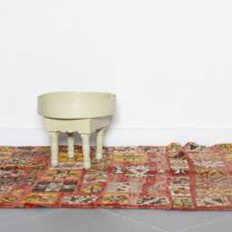 "Vintage Turkish Kilim Rug 6'11"" X 3'11" - thumbnail 2
