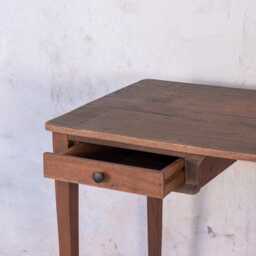 Reclaimed Wood Writing Desk Vintage Farmhouse Style, Carved Legs - thumbnail 3
