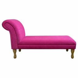 Handmade Pink Armless Chaise Longue - thumbnail 2