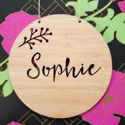 Personalised Wooden Wall/Door Hanging-Wall Hanging-Wall Art-Wooden Sign-Custom Name-Kids Gift-Baby Gift-Lasercut - thumbnail 2
