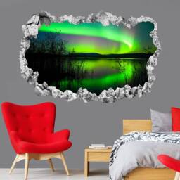 Northern Lights Wall Decal Sticker Mural Poster Print Art Home Bedroom Office Decor Kr32 - thumbnail 1