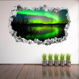 Northern Lights Wall Decal Sticker Mural Poster Print Art Home Bedroom Office Decor Kr32 - thumbnail 3