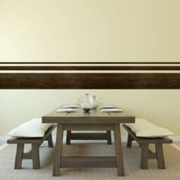 Wood Stripe Wall Decals - Multiple Colors & Sizes - thumbnail 1