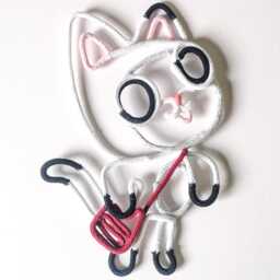 Gabby's Dollhouse, Pandy Paws Wire Wall Hanging. Customised Bedroom Or Nursery Decor - thumbnail 4
