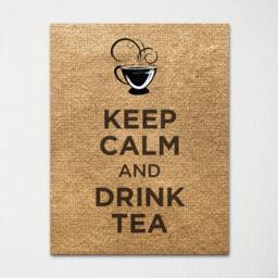 Keep Calm & Drink Tea - Fine Art Print Choice Of Color Purchase 3 Receive 1 Free - thumbnail 2