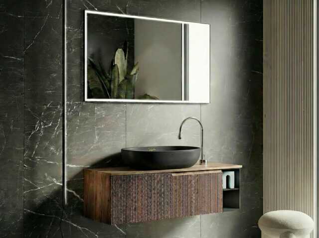 V_44 Bathroom Black Concrete Sink - Vanity Top Concrete Sink Countertop Oval Shape Vessel Basin Handmade Quality - image 1