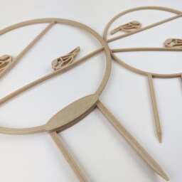 Chickadee Trellis - Wood Plant Houseplant Stake Hoya Support - thumbnail 3