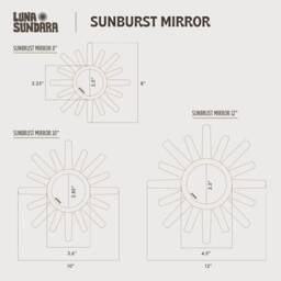 Peruvian Wall Mirror - Sunburst - thumbnail 2