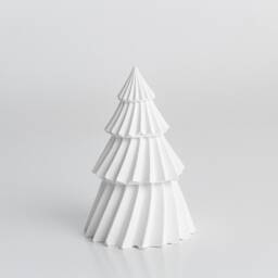 Concrete Christmas Tree Decorations, Natural Table Decor, Soy Wax Candles, Mini Ornaments Gifts - thumbnail 4