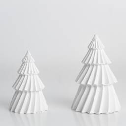 Concrete Christmas Tree Decorations, Natural Table Decor, Soy Wax Candles, Mini Ornaments Gifts - thumbnail 2