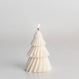 Concrete Christmas Tree Decorations, Natural Table Decor, Soy Wax Candles, Mini Ornaments Gifts - thumbnail 3
