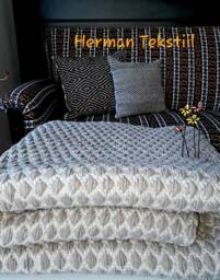 Cream White Geometric Rug Washable Scandinavian Cotton Rug - thumbnail 1