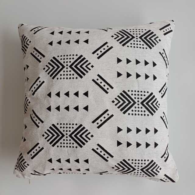 Moroccan Velvet Cushion Cover, Handmade Brocade White Pillow Case, Decorative 20''x20''/50x50 cm - image 1