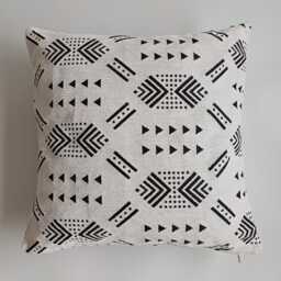 Moroccan Velvet Cushion Cover, Handmade Brocade White Pillow Case, Decorative 20''x20''/50x50 cm - thumbnail 4