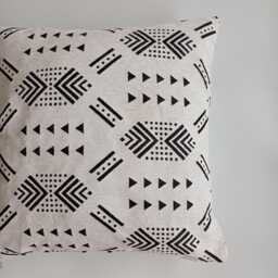 Moroccan Velvet Cushion Cover, Handmade Brocade White Pillow Case, Decorative 20''x20''/50x50 cm - thumbnail 2