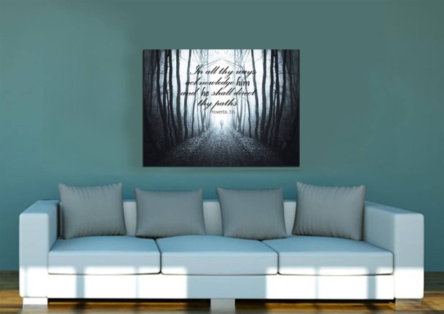 Proverbs 36 #3 Kjv in All Thy Ways Acknowledge Him Scripture Art, Framed Bible Verses, Religious Framed Art, Wall Hangings, Christian - image 1