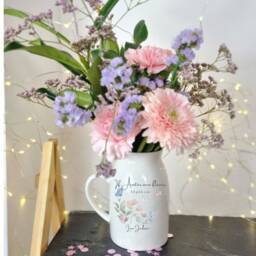Personalised Vase For Auntie's Birthday Gift, Gift Auntie, Her, Mothers Day Vase, Auntie Gifted Mug & Hanging - thumbnail 1