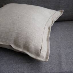 Linen Pillowcase Set Of 2 - Throw Pillow Covers, Decorative Cushion Shams, Long Lumbar For Sofa Or Bedroom Decor - thumbnail 2