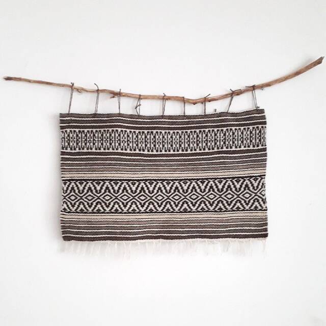 Handwoven Wool Wall Hanging in Natural Colors, Handmade By Rugs N' Bags For Your Home Decor - image 1