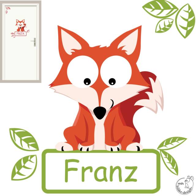 "Wall Sticker ""Fox" - image 1