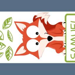 "Wall Sticker ""Fox" - thumbnail 2