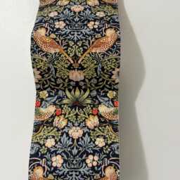 Toilet Roll Holder/William Morris 15 Fabric Choices Storage Cloakroom Accessory - thumbnail 2