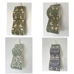 Toilet Roll Holder/William Morris 15 Fabric Choices Storage Cloakroom Accessory - thumbnail 1