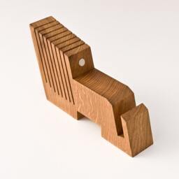 Large Desk Organizer/Handmade Wood Desktop Office August - thumbnail 3