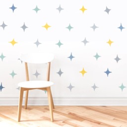 Retro Stars - Peel-And-Stick Wall Decals Mej - thumbnail 2