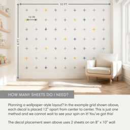 Retro Stars - Peel-And-Stick Wall Decals Mej - thumbnail 4