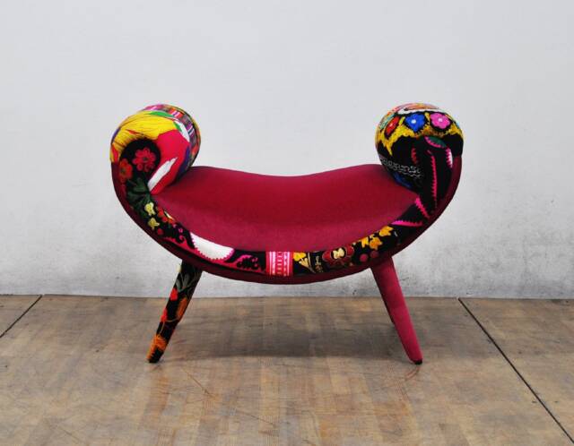 Smiley Pouf - Pink Love - image 1
