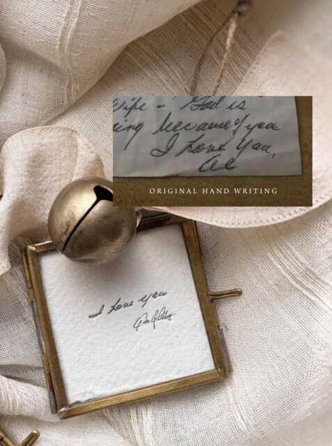 Fully Customize Your Own Valentine's Day Photo Frame, Personalize Wording/ Handwriting - image 1