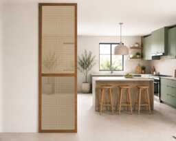 Solid Wood Rattan Panel, Cabinet Door, Separator, Room Divider, Partition, Wardrobe Door, Custom Size