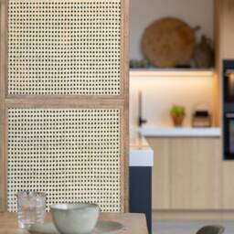 Solid Wood Rattan Panel, Cabinet Door, Separator, Room Divider, Partition, Wardrobe Door, Custom Size - thumbnail 2