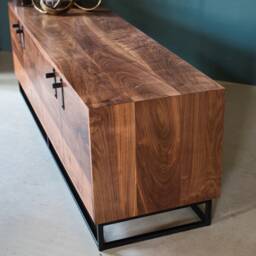 Walnut Credenza, Media Unit, Tv Stand, Valnot - thumbnail 2