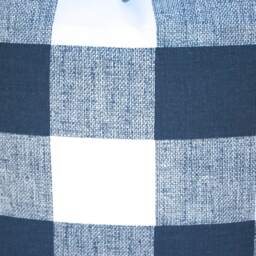 Two Blue Pillow Covers, Decorative Throw Pillow, Accent Throw Pillow, Plaid Navy Pillow - thumbnail 3